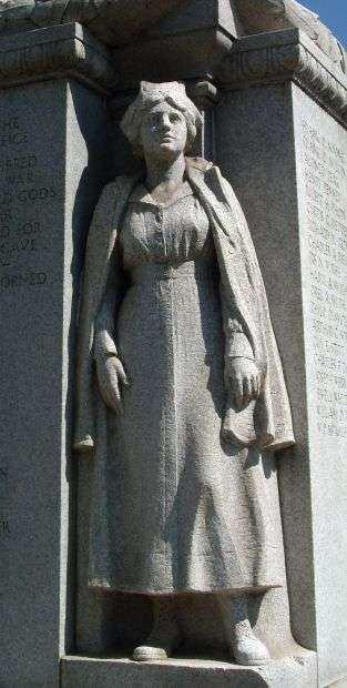 DANVILLE WORLD WAR I MEMORIAL STATUE D