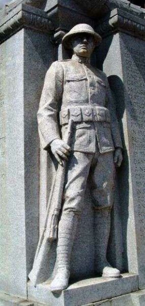 DANVILLE WORLD WAR I MEMORIAL STATUE A