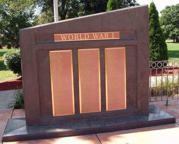 VERMILION COUNTY WAR MEMORIAL WALL A