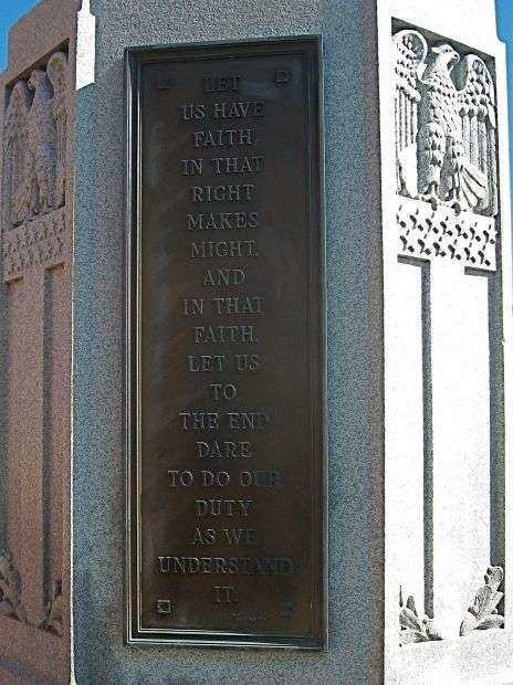 ALTON VETERANS MEMORIAL PLAQUE B