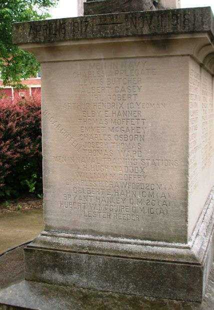 A.R.C. NURSE SOLDIERS AND SAILORS MEMORIAL SIDE B