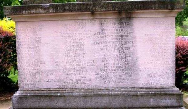 A.R.C. NURSE SOLDIERS AND SAILORS MEMORIAL SIDE A