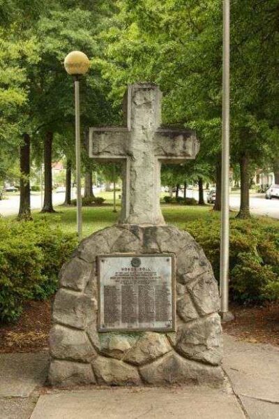 TROOP K GEORGIA CAVALRY WAR MEMORIAL BACK