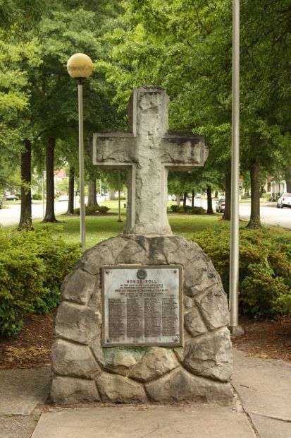 TROOP K GEORGIA CAVALRY WAR MEMORIAL BACK