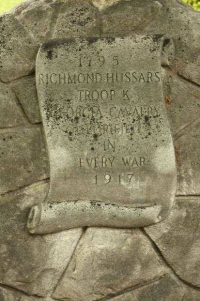 TROOP K GEORGIA CAVALRY WAR MEMORIAL PLAQUE A