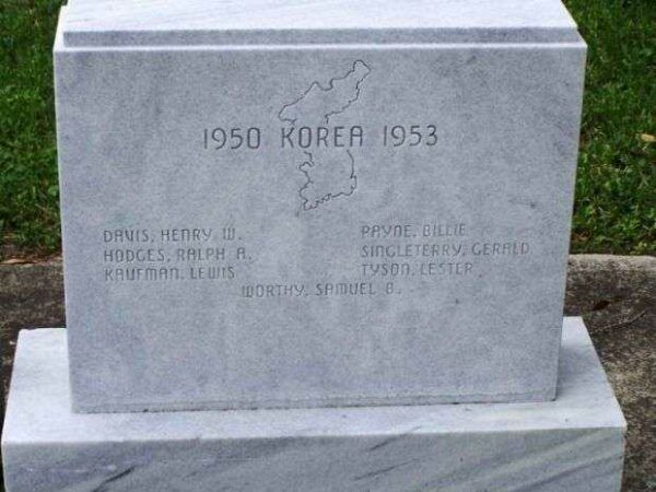 GLYNN COUNTY WAR MEMORIAL STONE D