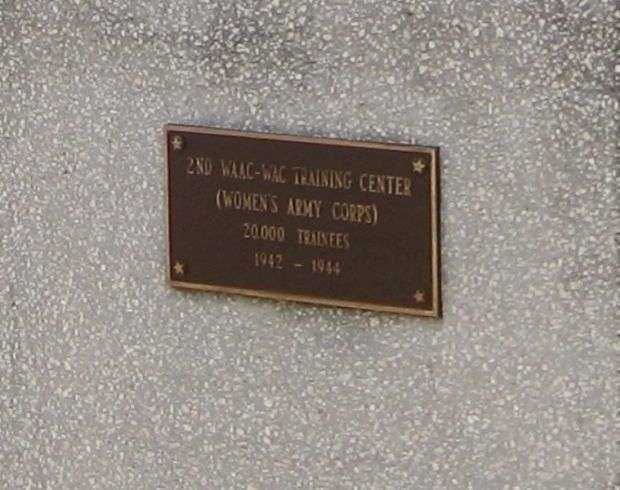 2ND WAAC-WAC TRAINING CENTER MEMORIAL PLAQUE