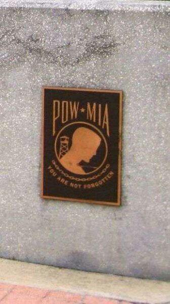 DAYTONA BEACH POW MIA MEMORIAL PLAQUE