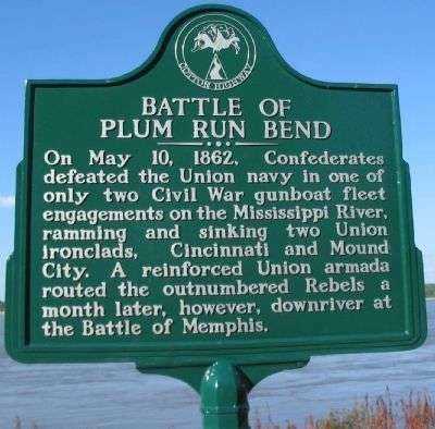 BATTLE OF PLUM RUN BEND MEMORIAL MARKER