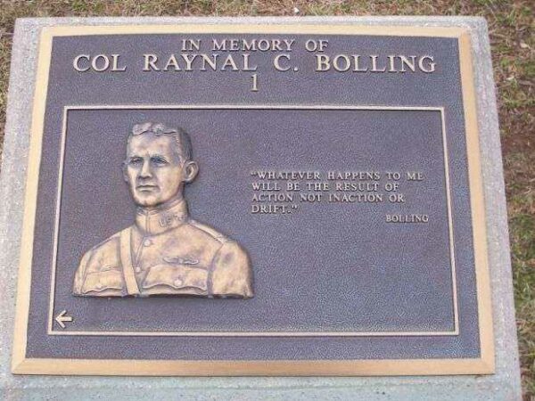 COL. RAYNAL C. BOLLING WAR MEMORIAL PLAQUE 1