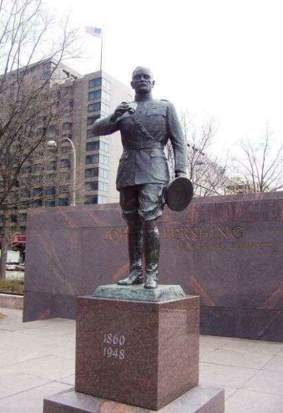 PERSHING PARK MEMORIAL STATUE