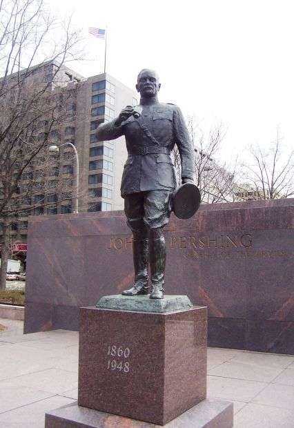 PERSHING PARK MEMORIAL STATUE