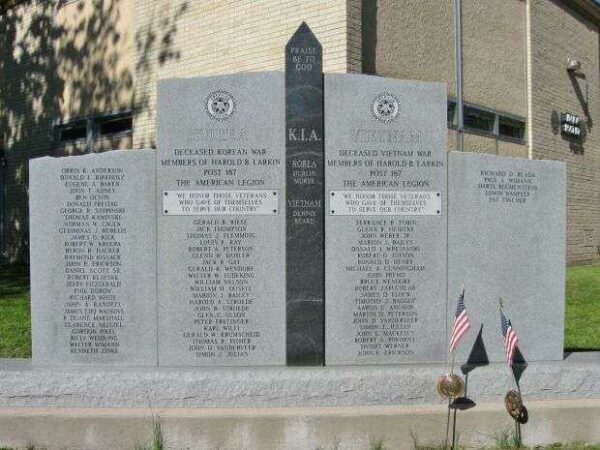 AMERICAN LEGION POST 187 KOREAN AND VIETNAM WAR MEMORIAL