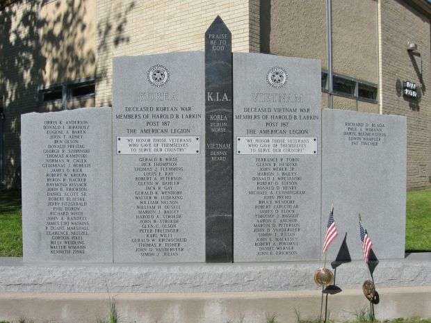 AMERICAN LEGION POST 187 KOREAN AND VIETNAM WAR MEMORIAL