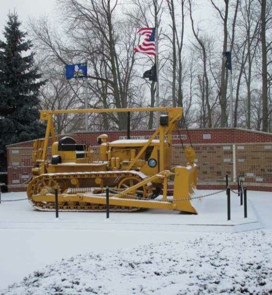 NORTH TONAWANDA U.S. NAVY SEABEE VETERANS MEMORIAL BULLDOZER