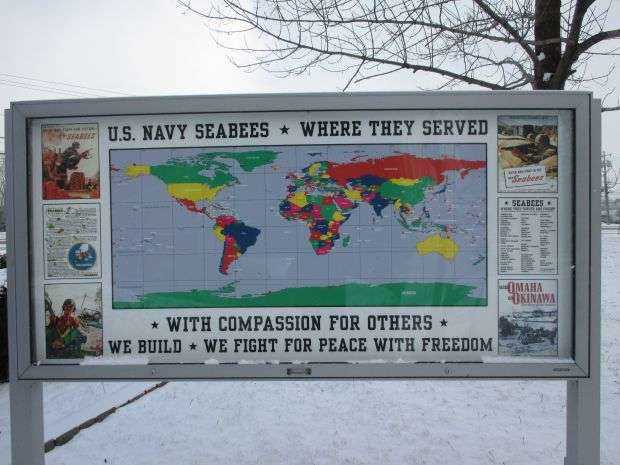 NORTH TONAWANDA U.S. NAVY SEABEE VETERANS MEMORIAL MARKER