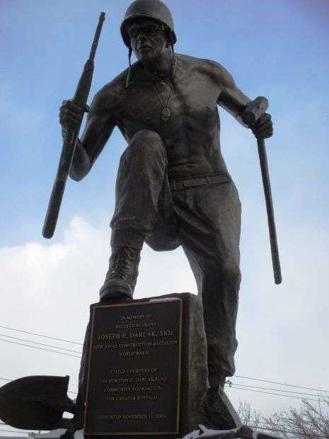 NORTH TONAWANDA U.S. NAVY SEABEE MEMORIAL STATUE