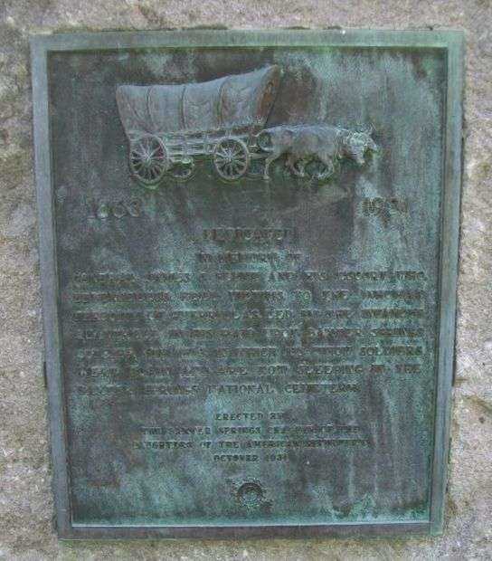 BAXTER SPRINGS MASSACRE MEMORIAL PLAQUE