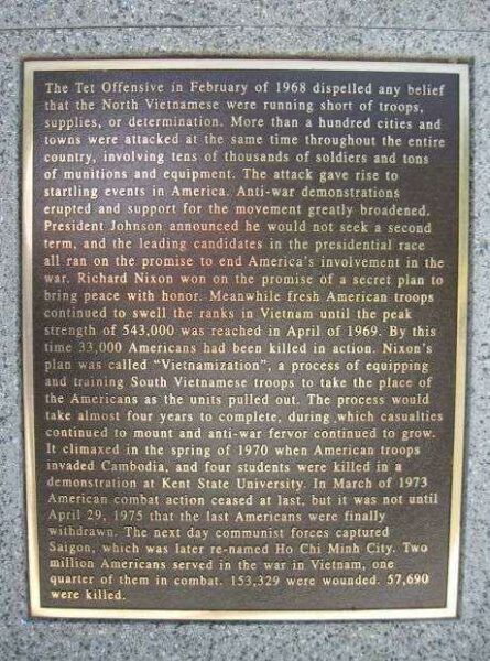 FIELD OF HONOR MEMORIAL PLAQUE M