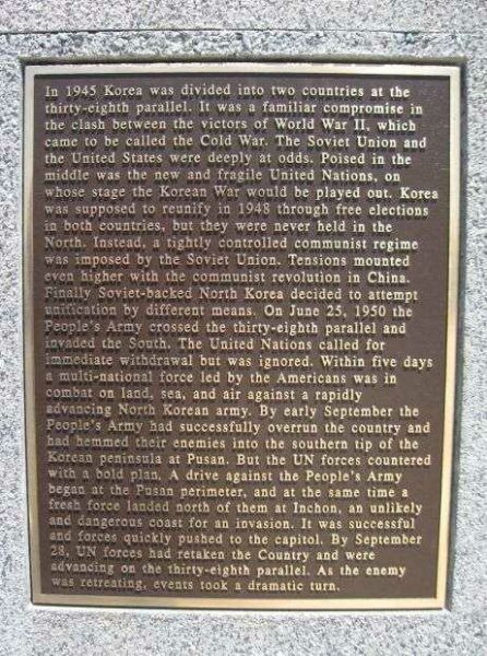 FIELD OF HONOR MEMORIAL PLAQUE I