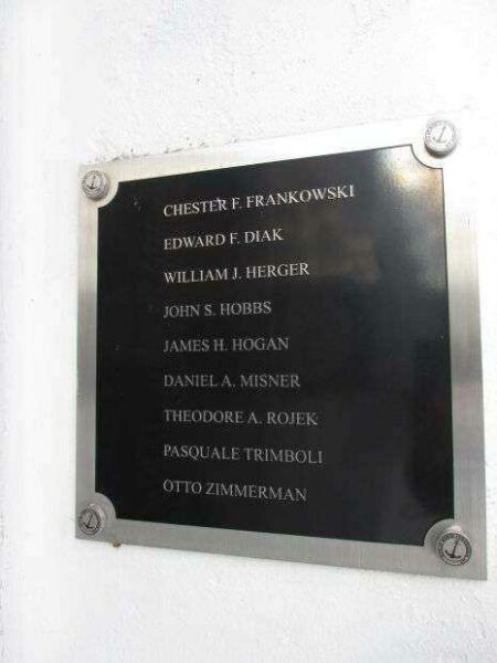 NORTH TONAWANDA WORLD WAR II MEMORIAL PLAQUE H