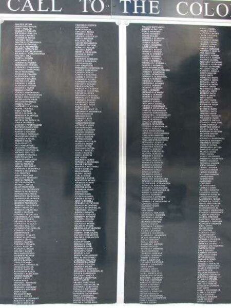 NORTH TONAWANDA WORLD WAR II MEMORIAL PLAQUE F