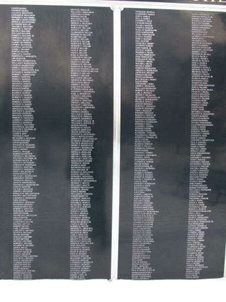 NORTH TONAWANDA WORLD WAR II MEMORIAL PLAQUE E