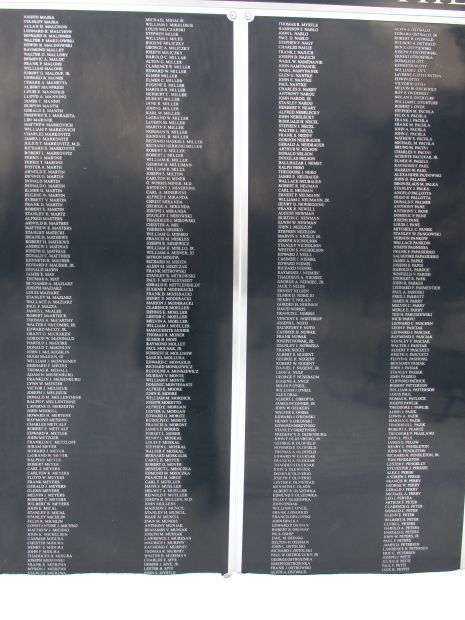 NORTH TONAWANDA WORLD WAR II MEMORIAL PLAQUE E