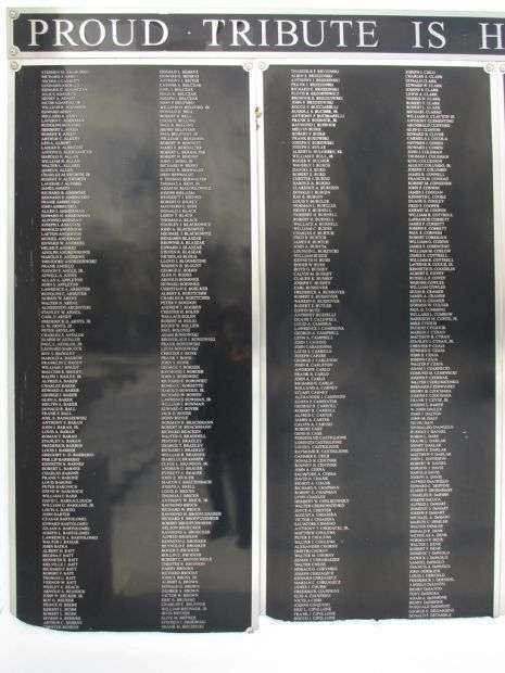 NORTH TONAWANDA WORLD WAR II MEMORIAL PLAQUE A