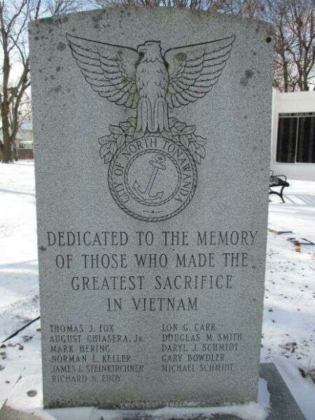 NORTH TONAWANDA VIETNAM WAR MEMORIAL