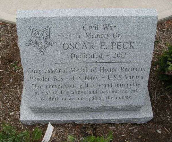 OSCAR E. PECK MEDAL OF HONOR MEMORIAL