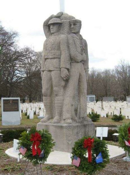 SPRING GROVE CEMETERY VETERANS MEMORIAL FLAGPOLE SIDE B