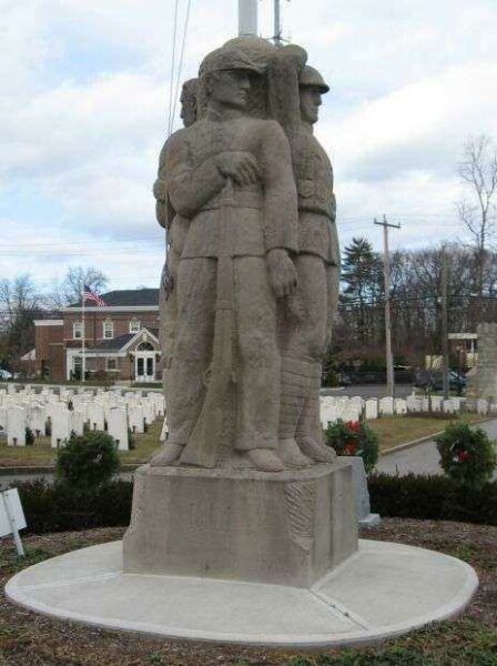 SPRING GROVE CEMETERY VETERANS MEMORIAL FLAGPOLE SIDE A