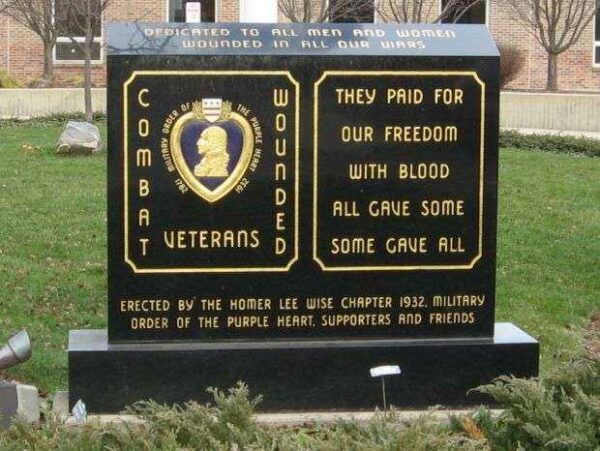 DARIEN COMBAT WOUNDED VETERANS MEMORIAL