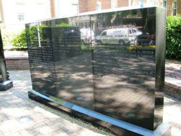 WARREN COUNTY VETERANS MEMORIAL RIGHT STONE