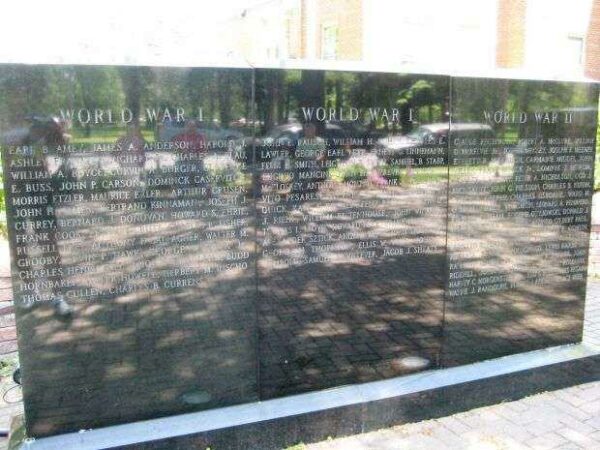 WARREN COUNTY VETERANS MEMORIAL LEFT STONE