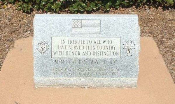 KNIGHTS OF COLUMBUS VETERANS MEMORIAL