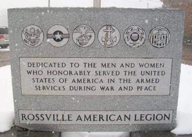 ROSSVILLE AMERICAN LEGION VETERANS MEMORIAL