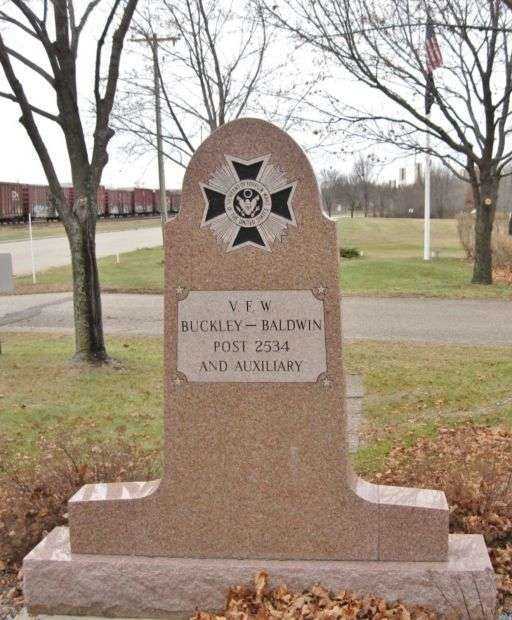 V.F.W. POST 2534 WAR VETERANS MEMORIAL BACK