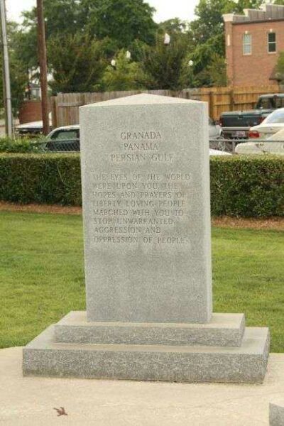 NORTH AUGUSTA GRENADA PANAMA AND PERSIAN GULF MEMORIAL