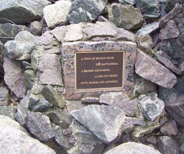 MARINE MAJOR EUGENE MCCARTHY MEMORIAL PLAQUE