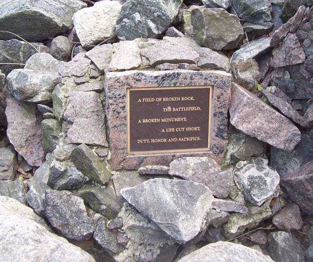 MARINE MAJOR EUGENE MCCARTHY MEMORIAL PLAQUE