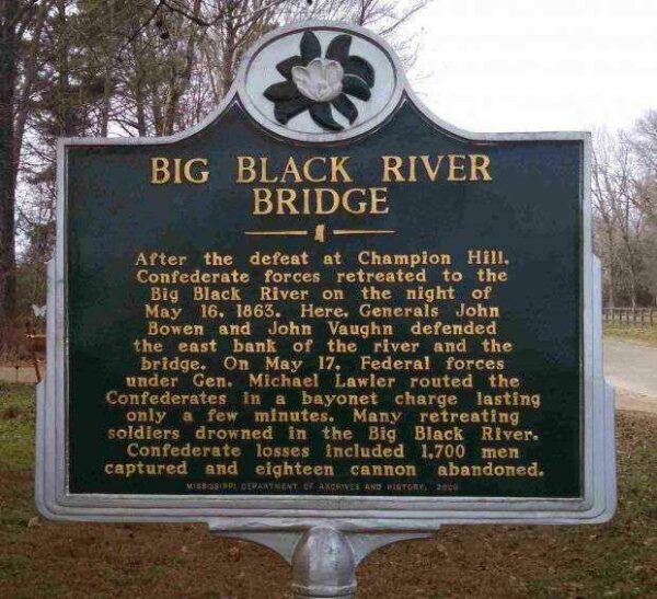 BIG BLACK RIVER BRIDGE WAR MEMORIAL MARKER
