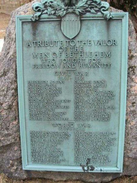 BETHLEHEM CIVIL WAR AND WORLD WAR I MEMORIAL