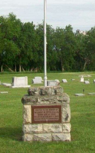 FIREMAN FIRST CLASS WILBERT HENRY OTTE WAR MEMORIAL