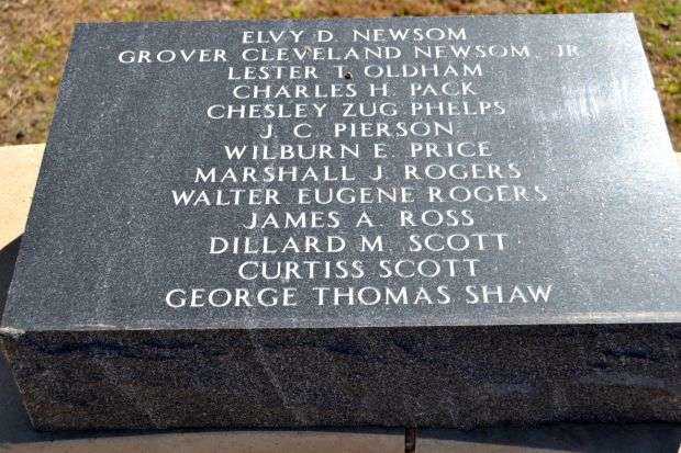 HASKELL COUNTY VETERANS MEMORIAL STONE E