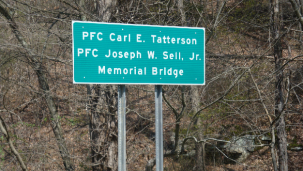 PFC CARL E. TATTERSON PFC JOSEPH W. SELL, JR. MEMORIAL BRIDGE