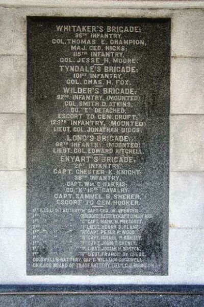 ILLINOIS MONUMENT AT MISSIONARY RIDGE PLAQUE B