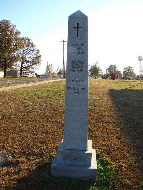 V.F.W. POST 7932 WAR DEAD MEMORIAL