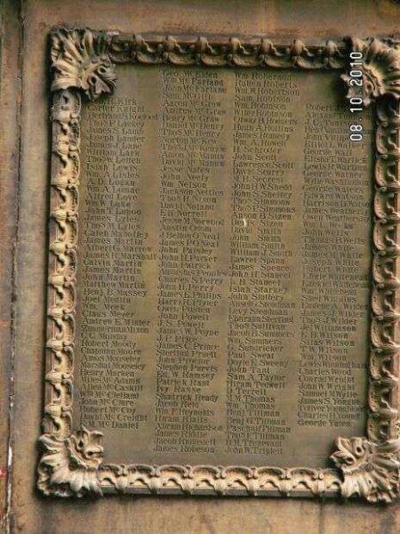 PALMETTO REGIMENT WAR WITH MEXICO MEMORIAL PLAQUE D